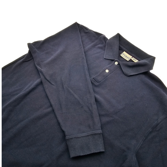 L.L. Bean Other - L.L. Bean Long Sleeve Black Polo Size XL